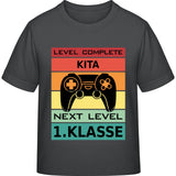 Kinder T-Shirt Einschulung Gamer – Level Complete Kita, Next Level 1. Klasse