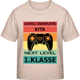 Kinder T-Shirt Einschulung Gamer – Level Complete Kita, Next Level 1. Klasse