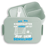 Brotdose Einschulung Fußball – Bye Bye Kindergarten Lunchbox