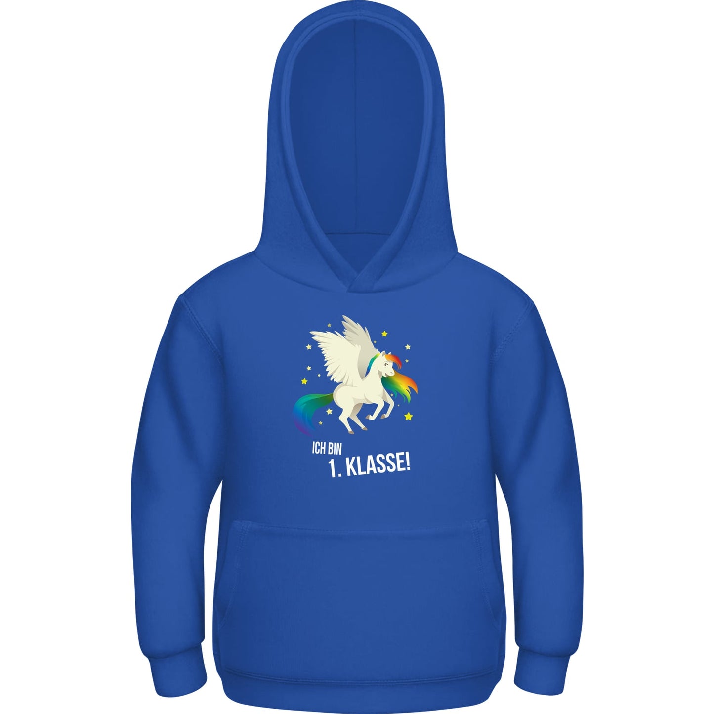 Kinder Hoodie Einschulung Einhorn – Ich bin 1. Klasse!