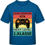 Kinder T-Shirt Einschulung Gamer – Level Complete Kita, Next Level 1. Klasse