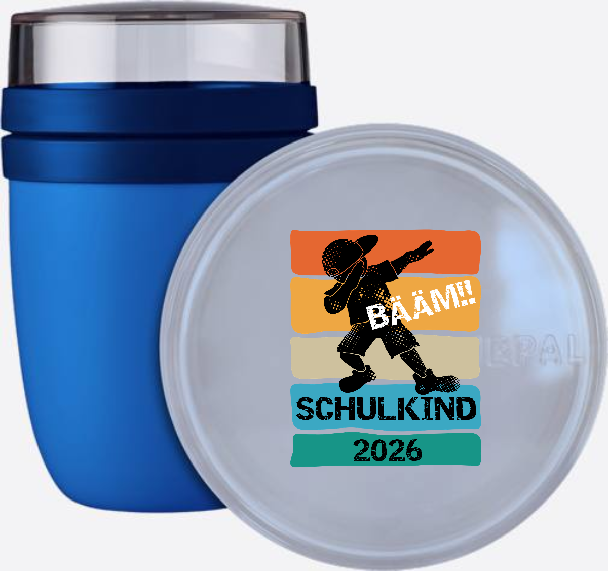 Tasse Bääm! Schulkind 2026 – Geschenk zur Einschulung - Vivid Blue