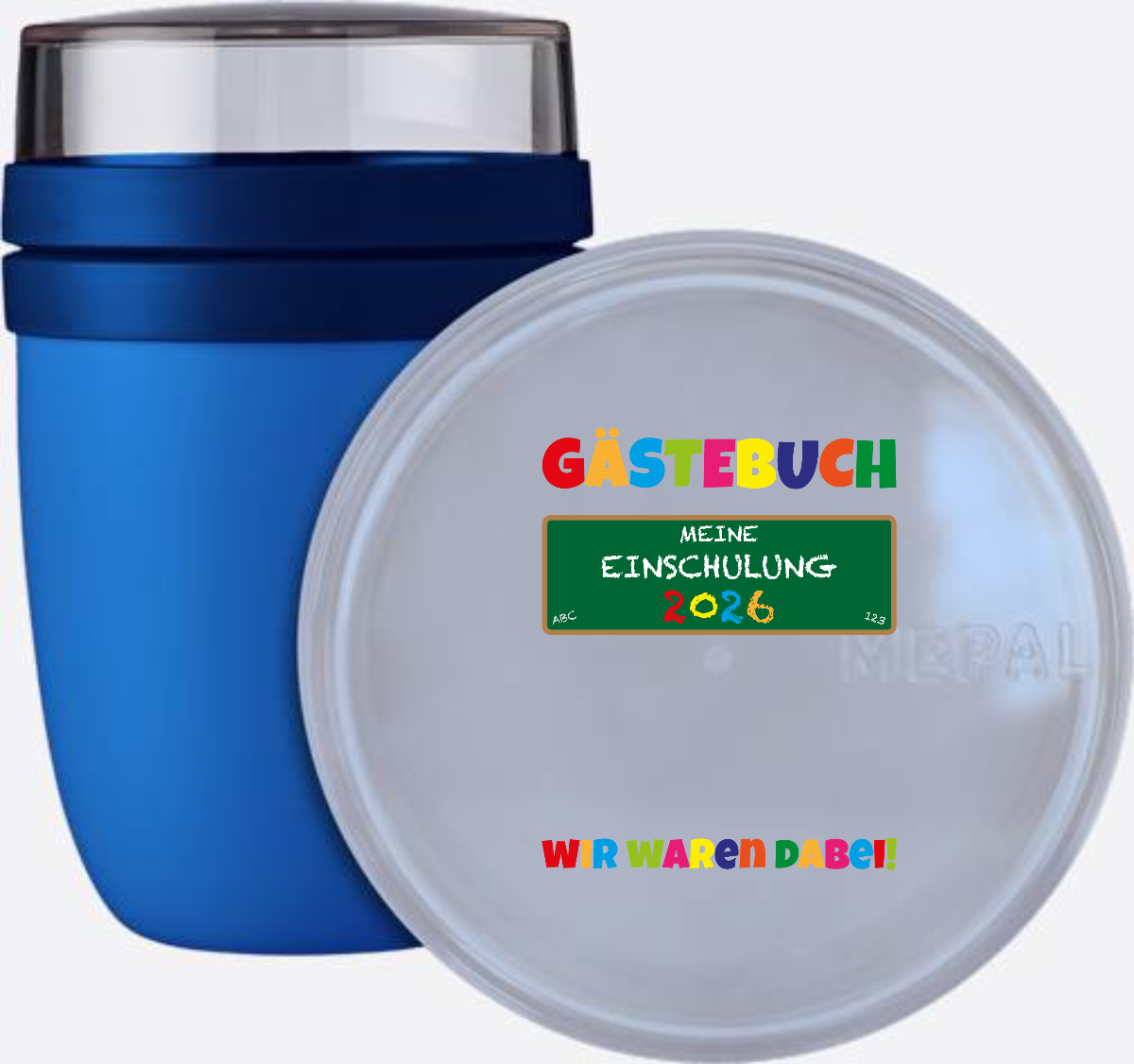 Tasse Einschulung 2026 – Personalisiertes Geschenk zum Schulanfang - Vivid Blue