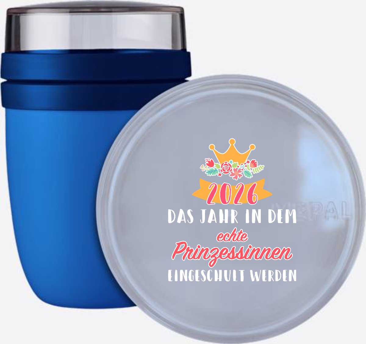 Tasse Einschulung 2026: Prinzessin – Personalisiert mit Name - Vivid Blue
