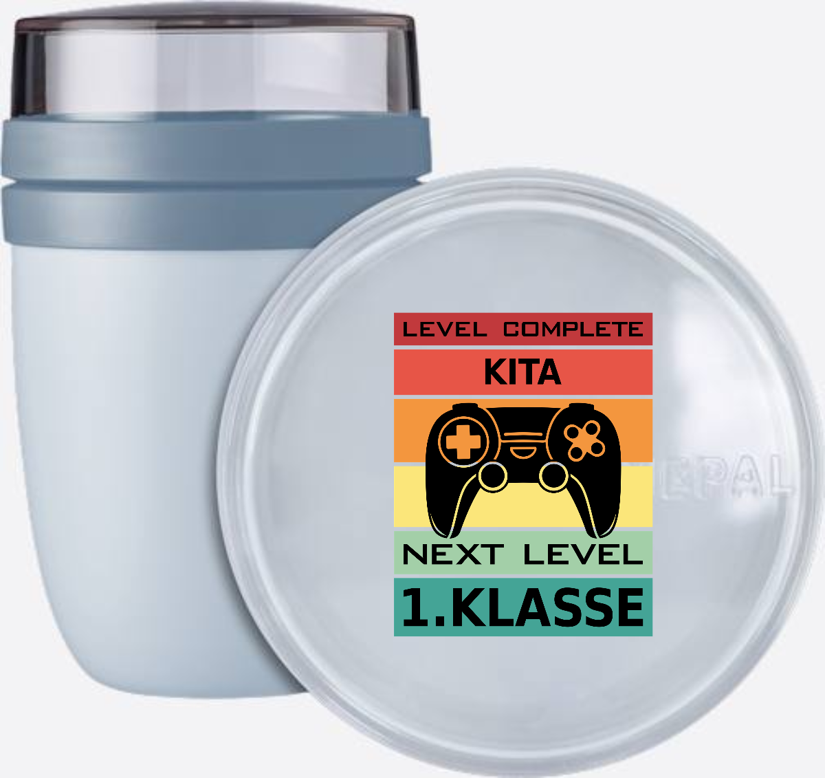 Tasse Einschulung: Next Level 1. Klasse – mit Namen - Nordic Blue