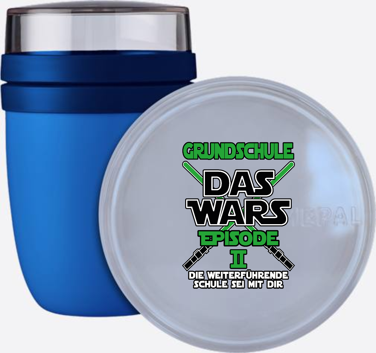 Tasse Grundschule Das Wars Episode 2 – Personalisiert - Vivid Blue