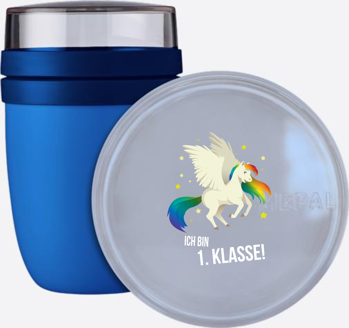 Tasse zur Einschulung mit Name – Ich bin 1. Klasse - Vivid Blue