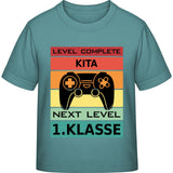 Kinder T-Shirt Einschulung Gamer – Level Complete Kita, Next Level 1. Klasse