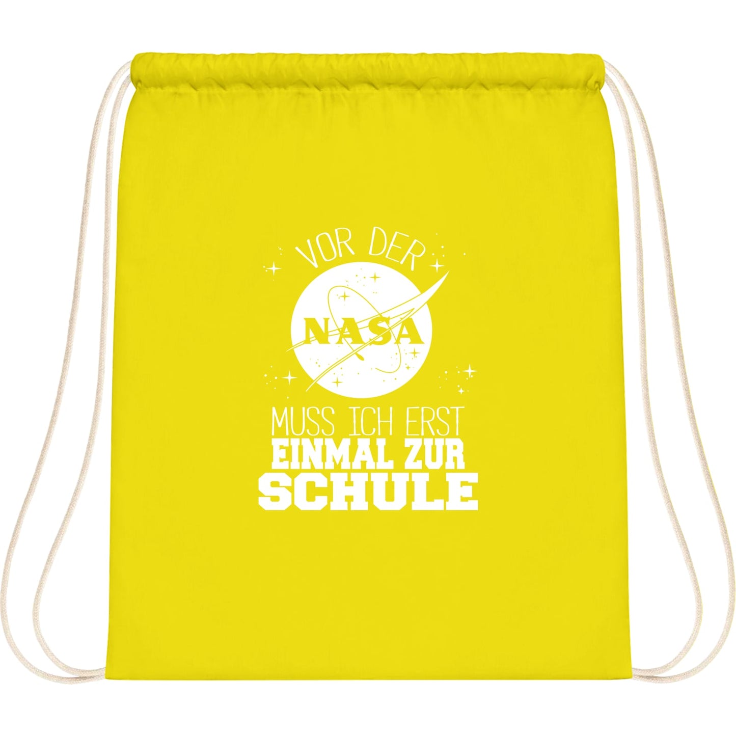 Turnbeutel Einschulung NASA Astronaut – Vor der NASA muss ich erst einmal zur Schule