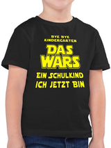 Jungen T-Shirt Einschulung Kindergarten-Abschied – Bye Bye Kita