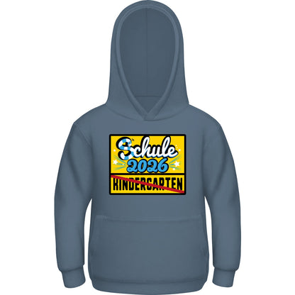 Kinder Hoodie Einschulung 2026 – Tschüss Kindergarten Motiv