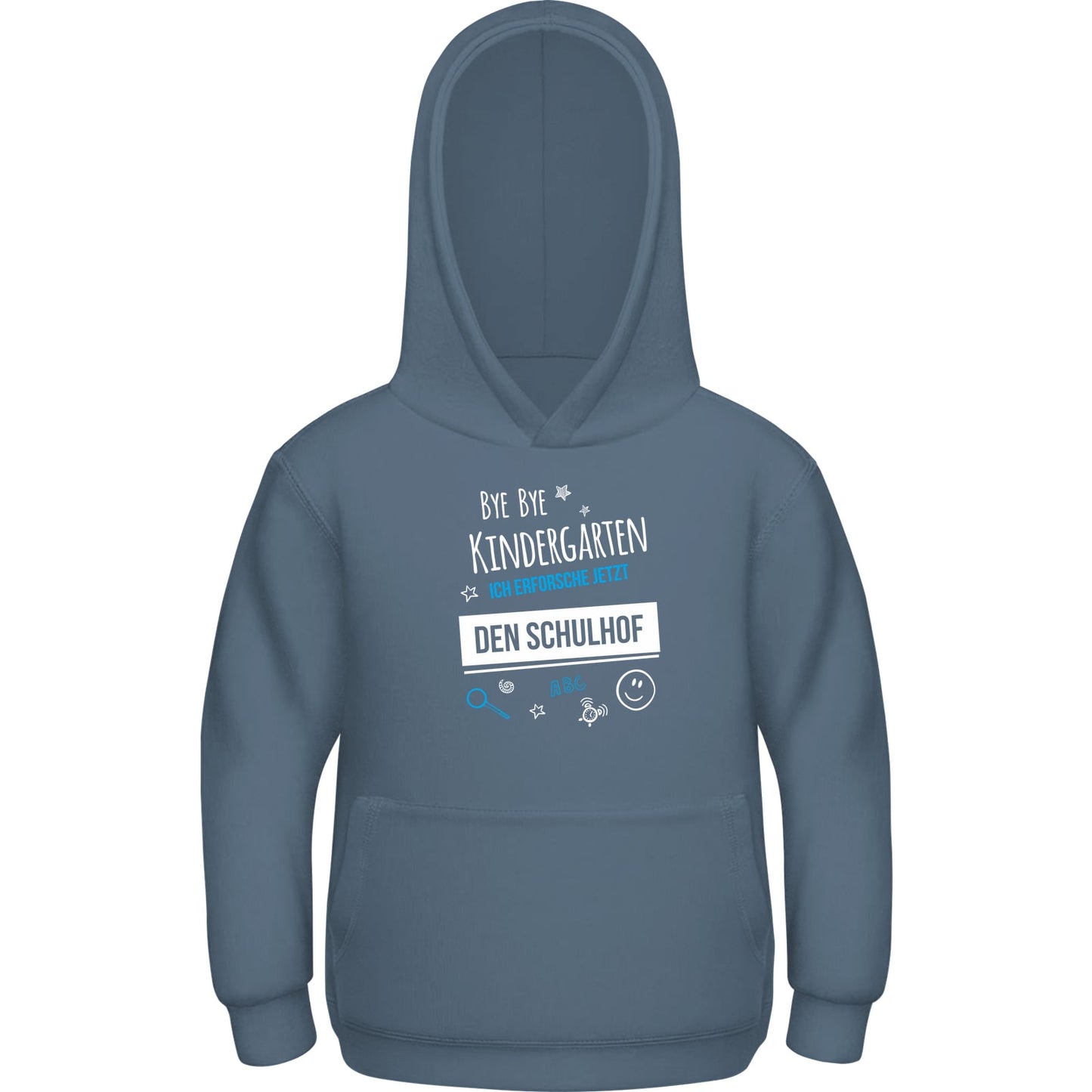 Kinder Hoodie Einschulung Mädchen – Bye Bye Kindergarten Schulhof