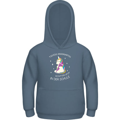 Kinder Hoodie Einschulung Einhorn – Tschüss Kindergarten