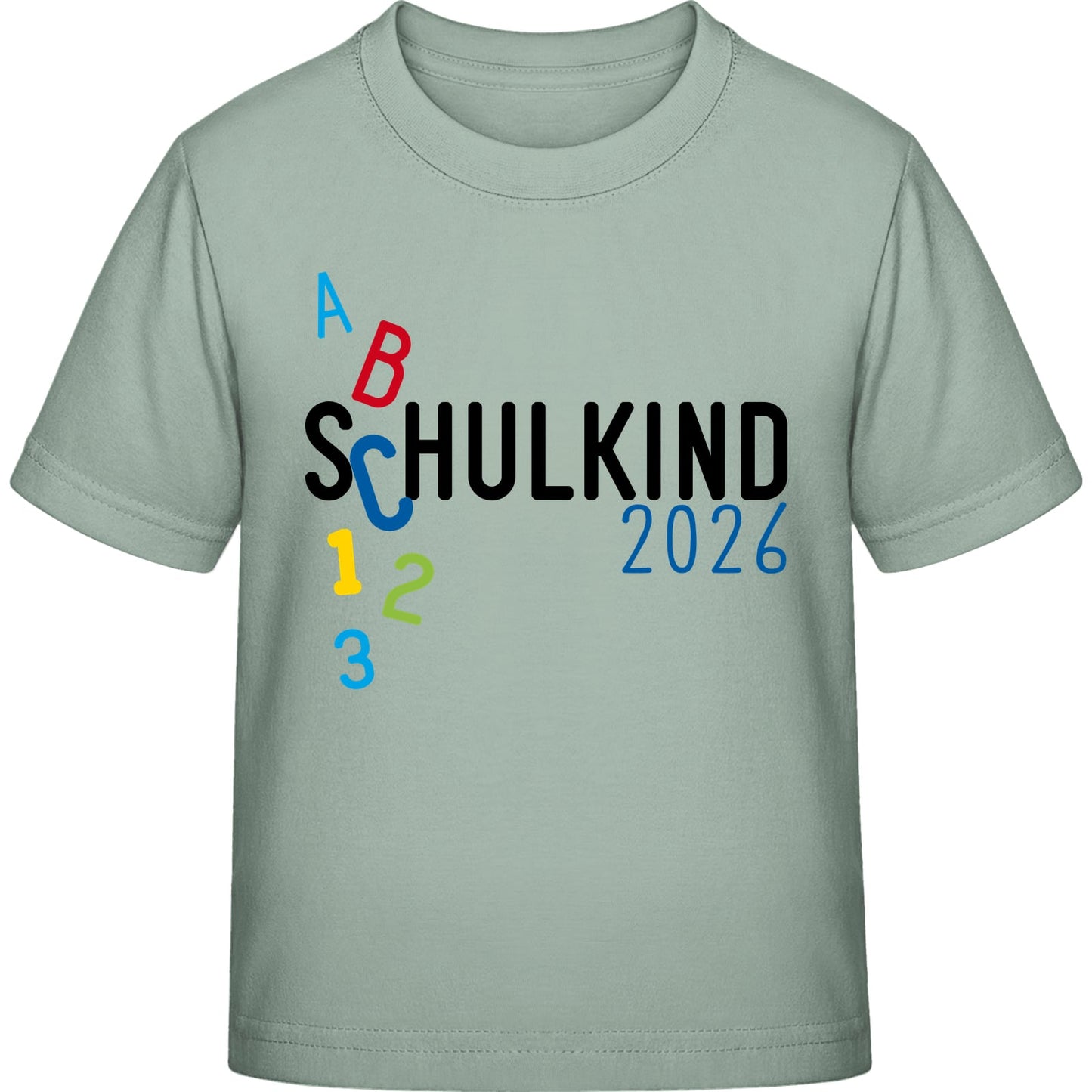 Kinder T-Shirt Einschulung ABC Schulkind 2026 – Schulstart-Geschenk