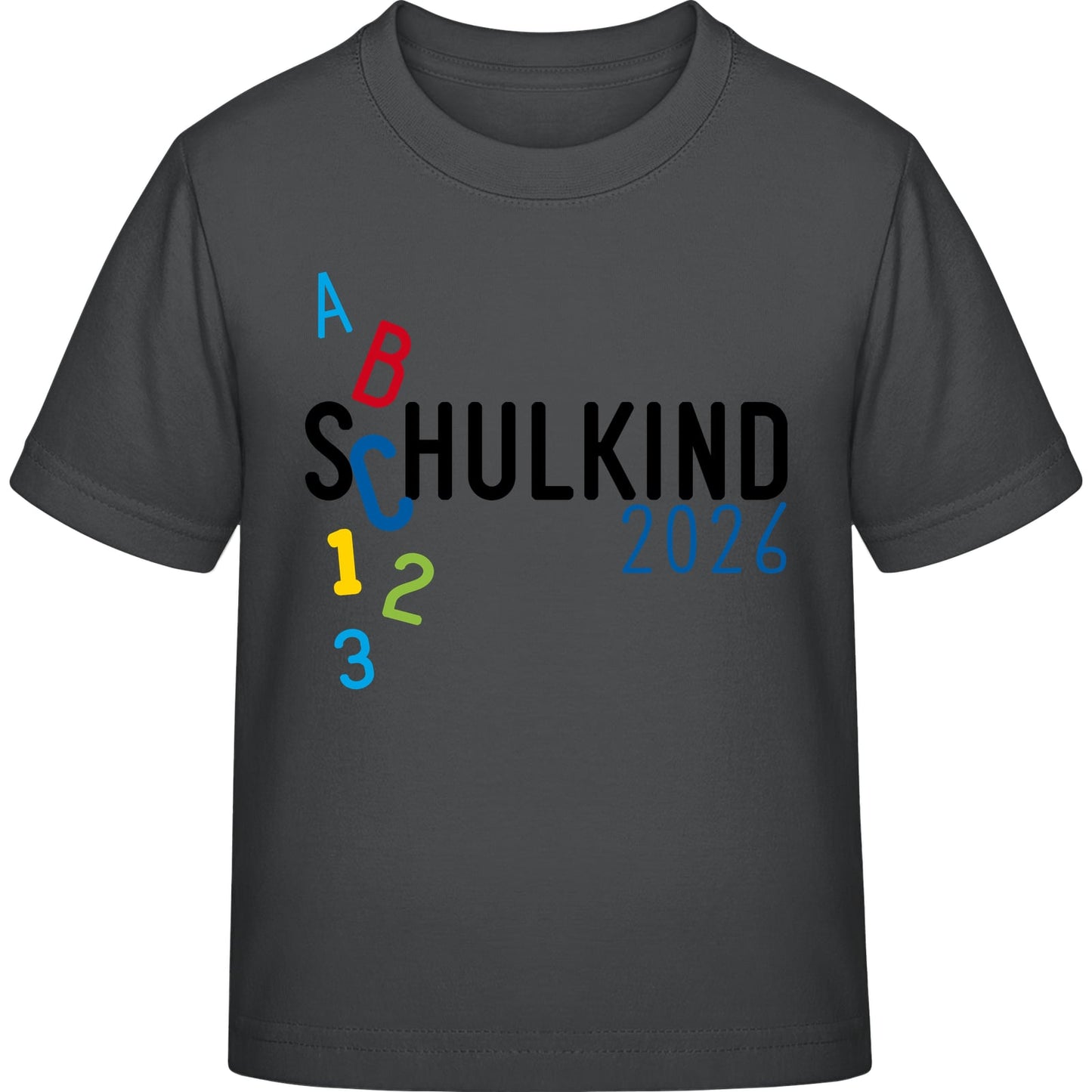 Kinder T-Shirt Einschulung ABC Schulkind 2026 – Schulstart-Geschenk