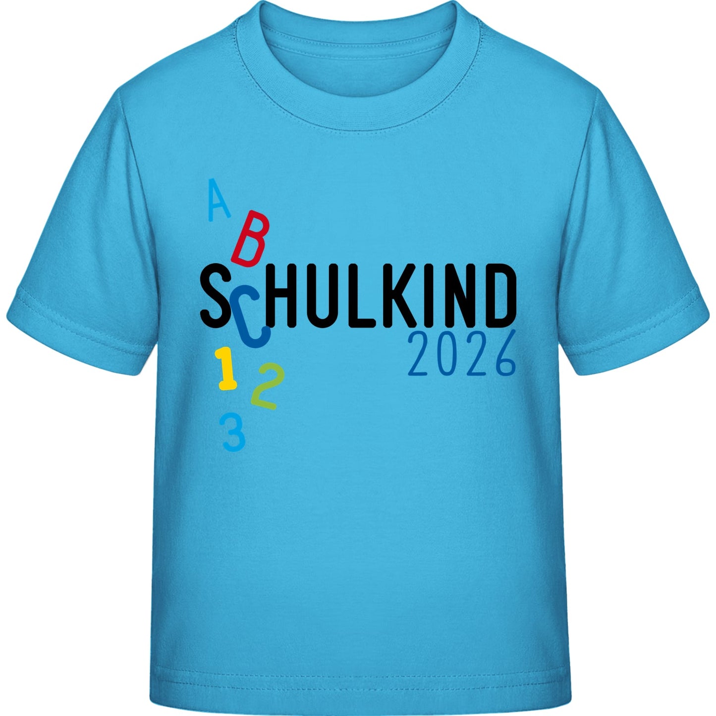 Kinder T-Shirt Einschulung ABC Schulkind 2026 – Schulstart-Geschenk