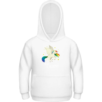 Kinder Hoodie Einschulung Einhorn – Ich bin 1. Klasse!
