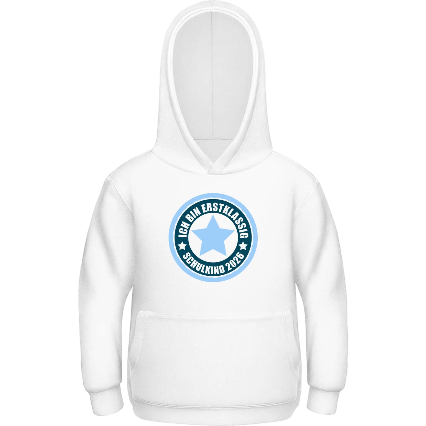 Kinder Hoodie Einschulung – Ich bin erstklassig, Schulkind 2026