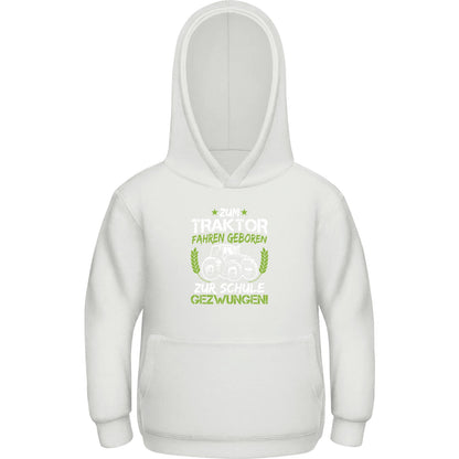 Kinder Hoodie Einschulung Traktor – Zum Traktor fahren geboren