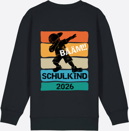 Bääm! Schulkind 2026 Sweatshirt zur Einschulung - Black