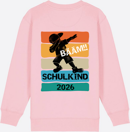 Bääm! Schulkind 2026 Sweatshirt zur Einschulung - Cotton Pink