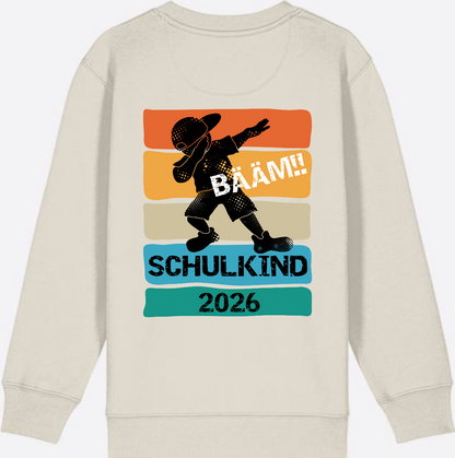Bääm! Schulkind 2026 Sweatshirt zur Einschulung - Eco Heather