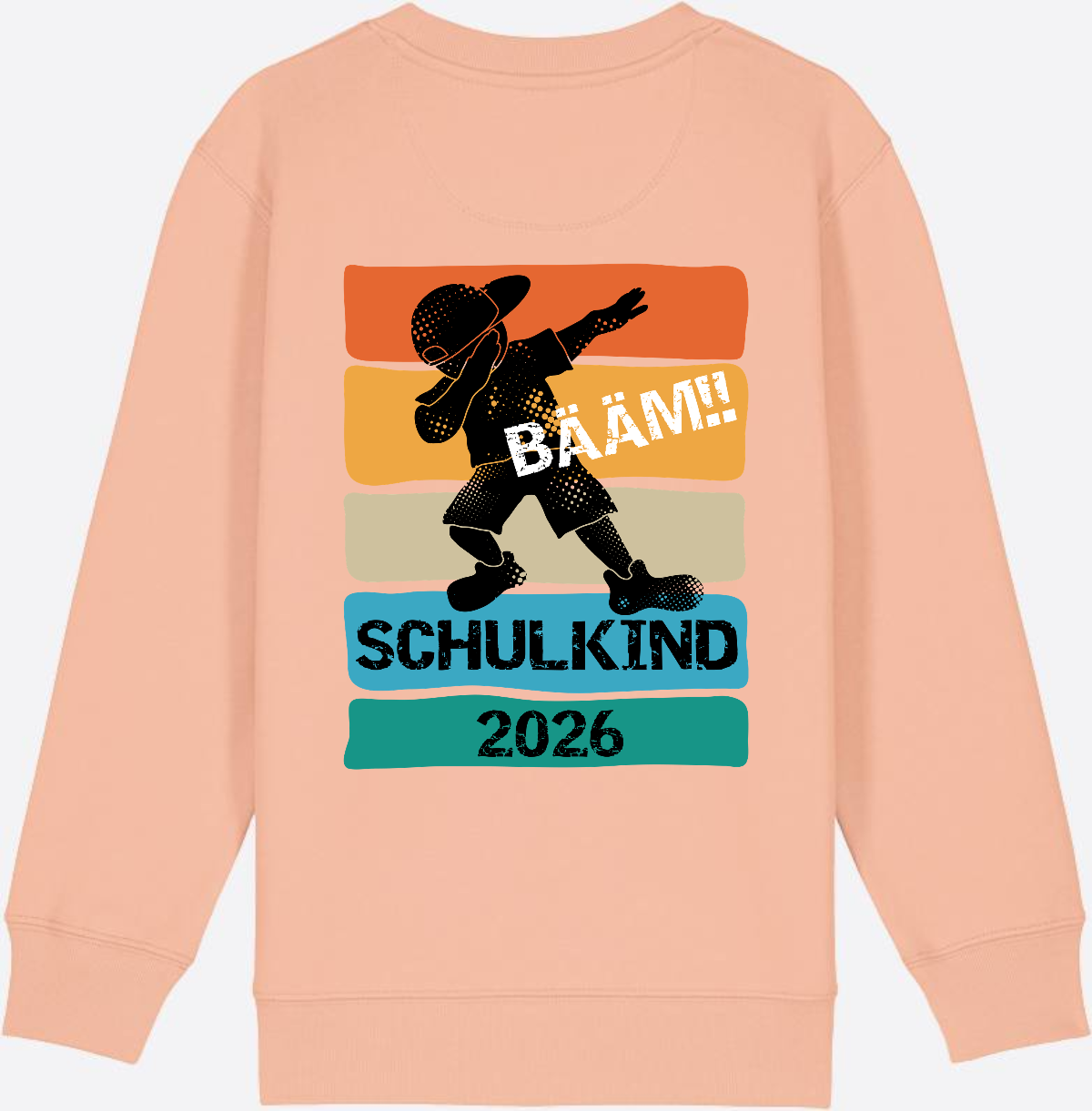 Bääm! Schulkind 2026 Sweatshirt zur Einschulung - Fraiche Peche