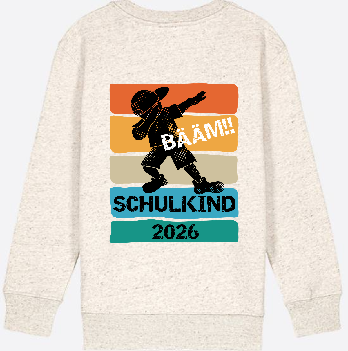 Bääm! Schulkind 2026 Sweatshirt zur Einschulung - Natural Raw