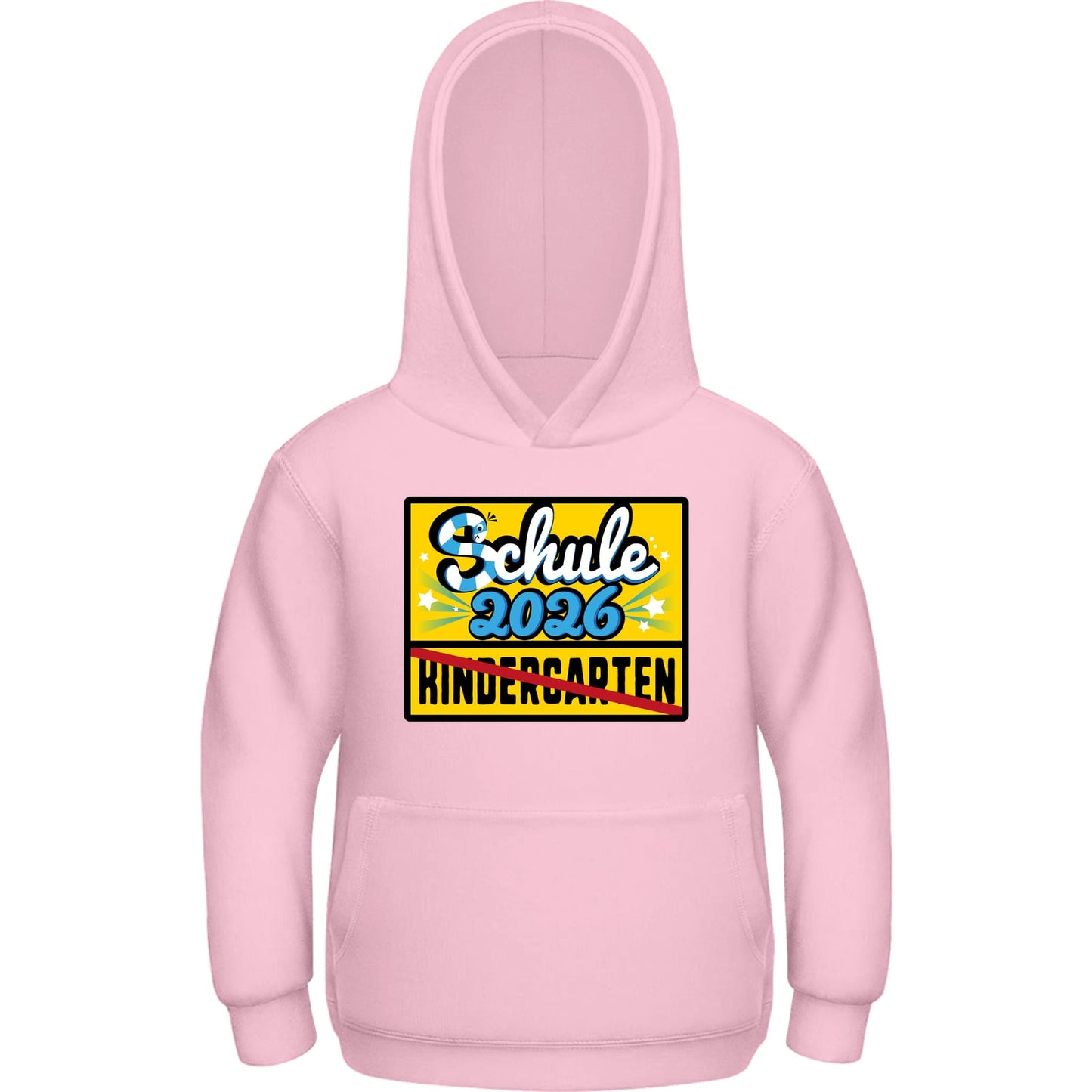 Kinder Hoodie Einschulung 2026 – Tschüss Kindergarten Motiv