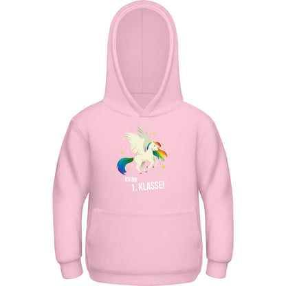 Kinder Hoodie Einschulung Einhorn – Ich bin 1. Klasse!