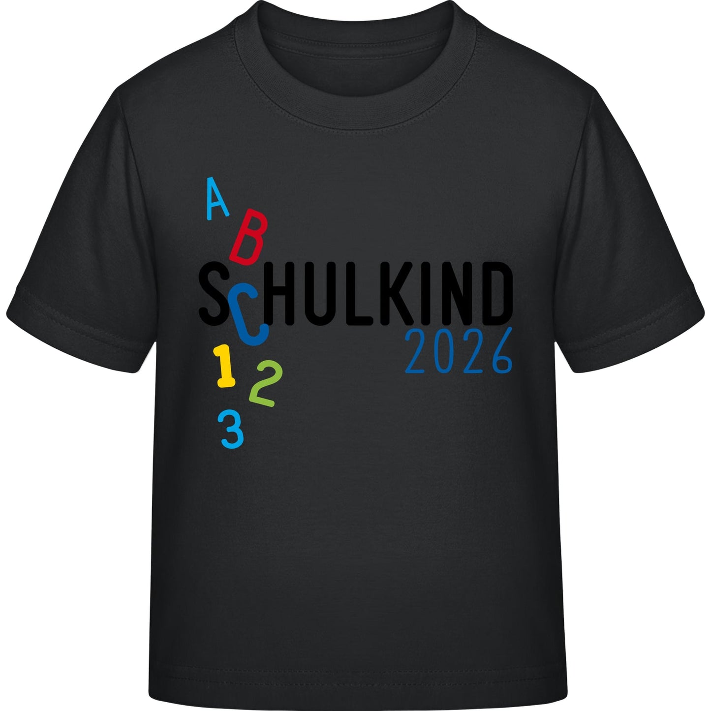 Kinder T-Shirt Einschulung ABC Schulkind 2026 – Schulstart-Geschenk