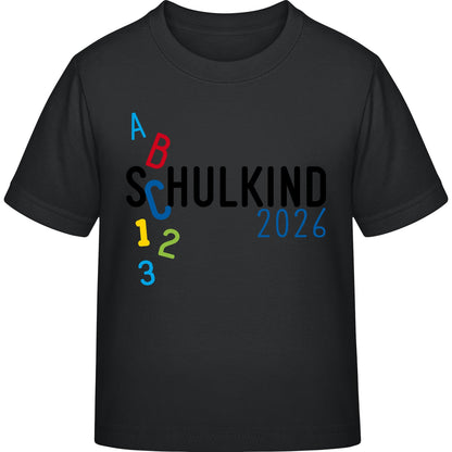 Kinder T-Shirt Einschulung ABC Schulkind 2026 – Schulstart-Geschenk