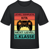 Kinder T-Shirt Einschulung Gamer – Level Complete Kita, Next Level 1. Klasse