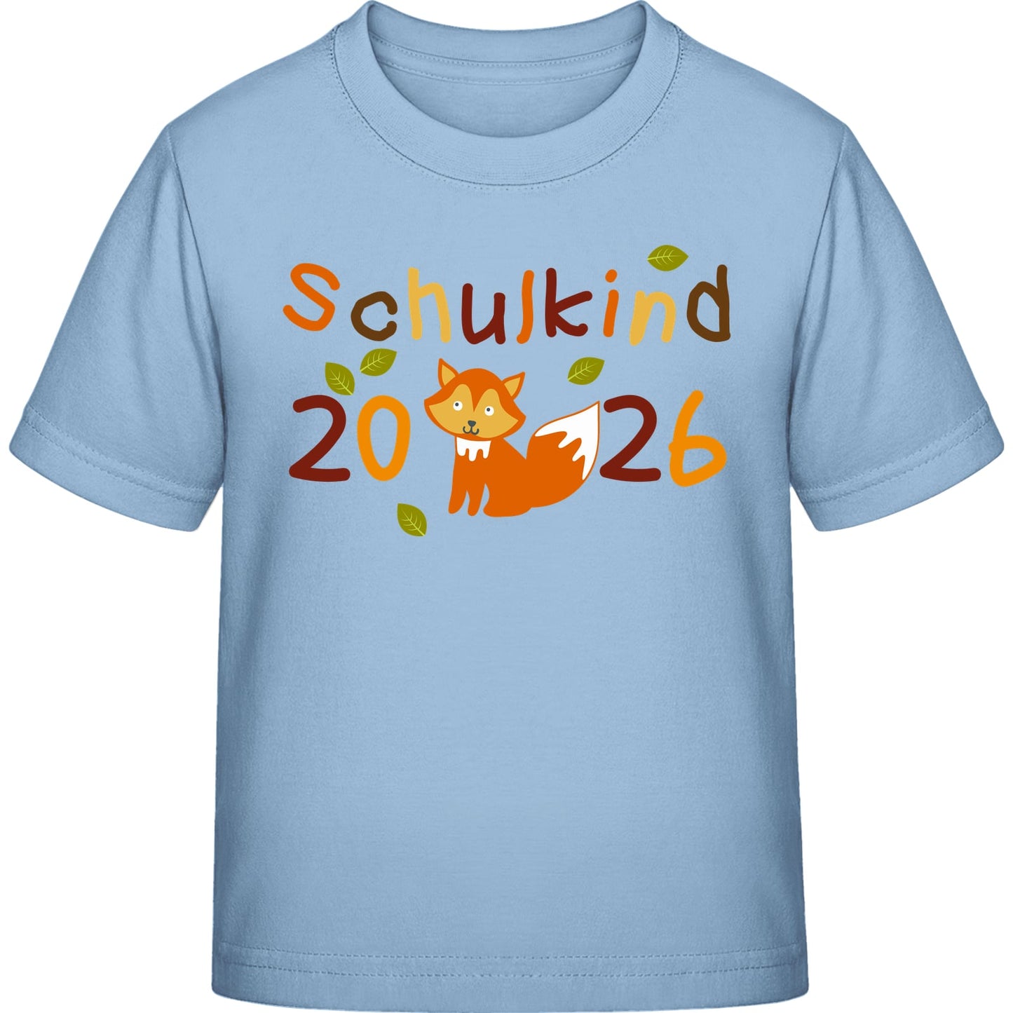 Kinder T-Shirt Einschulung Fuchs – Schulkind 2026
