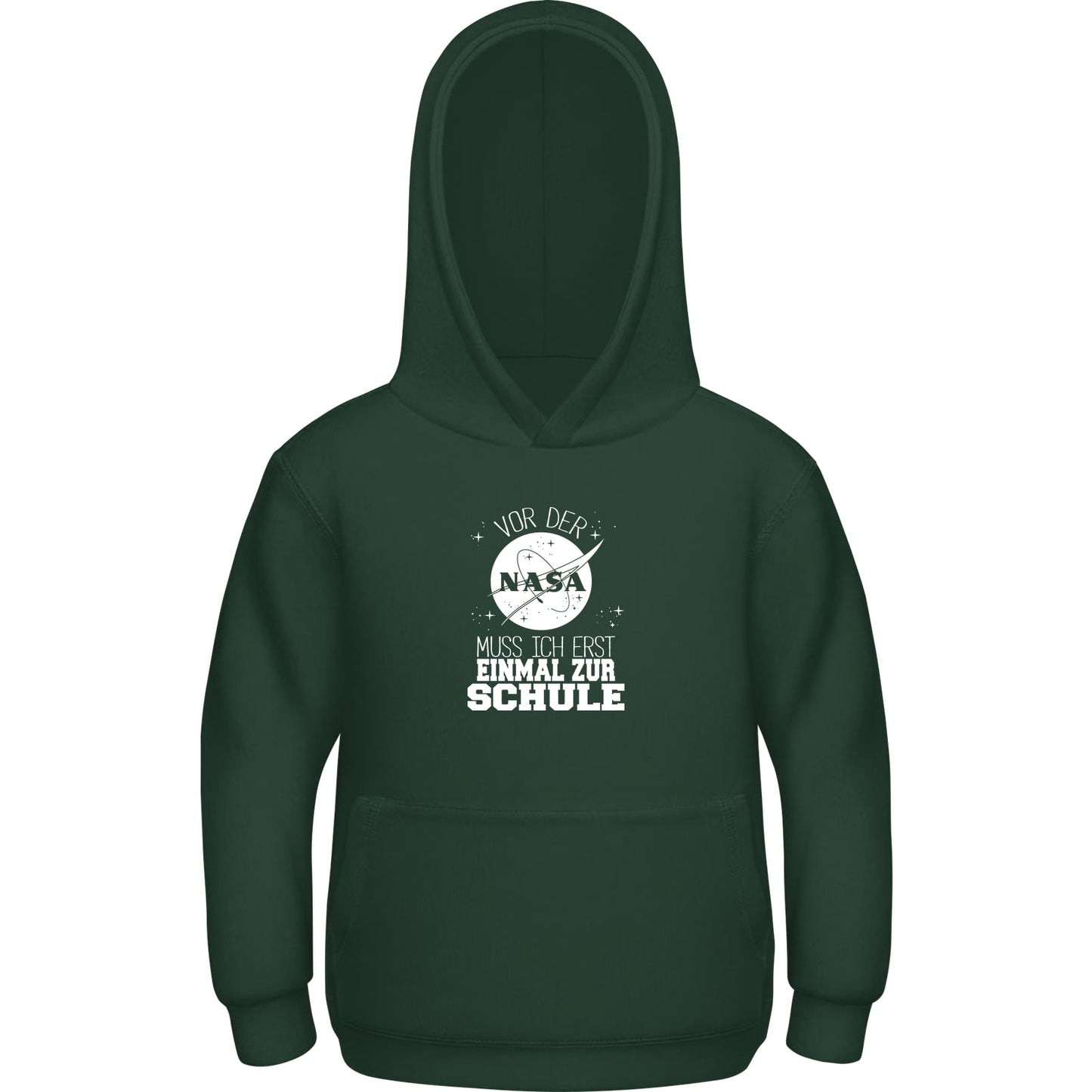 Kinder Hoodie Einschulung NASA Weltraum – Vor der NASA erst zur Schule