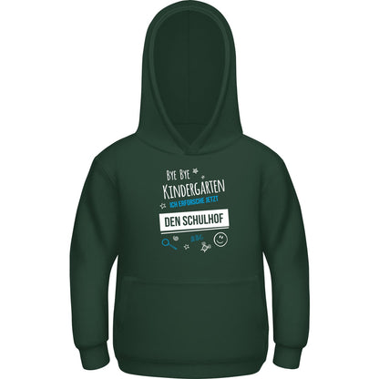 Kinder Hoodie Einschulung Mädchen – Bye Bye Kindergarten Schulhof