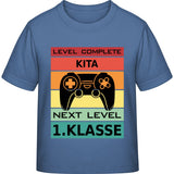 Kinder T-Shirt Einschulung Gamer – Level Complete Kita, Next Level 1. Klasse