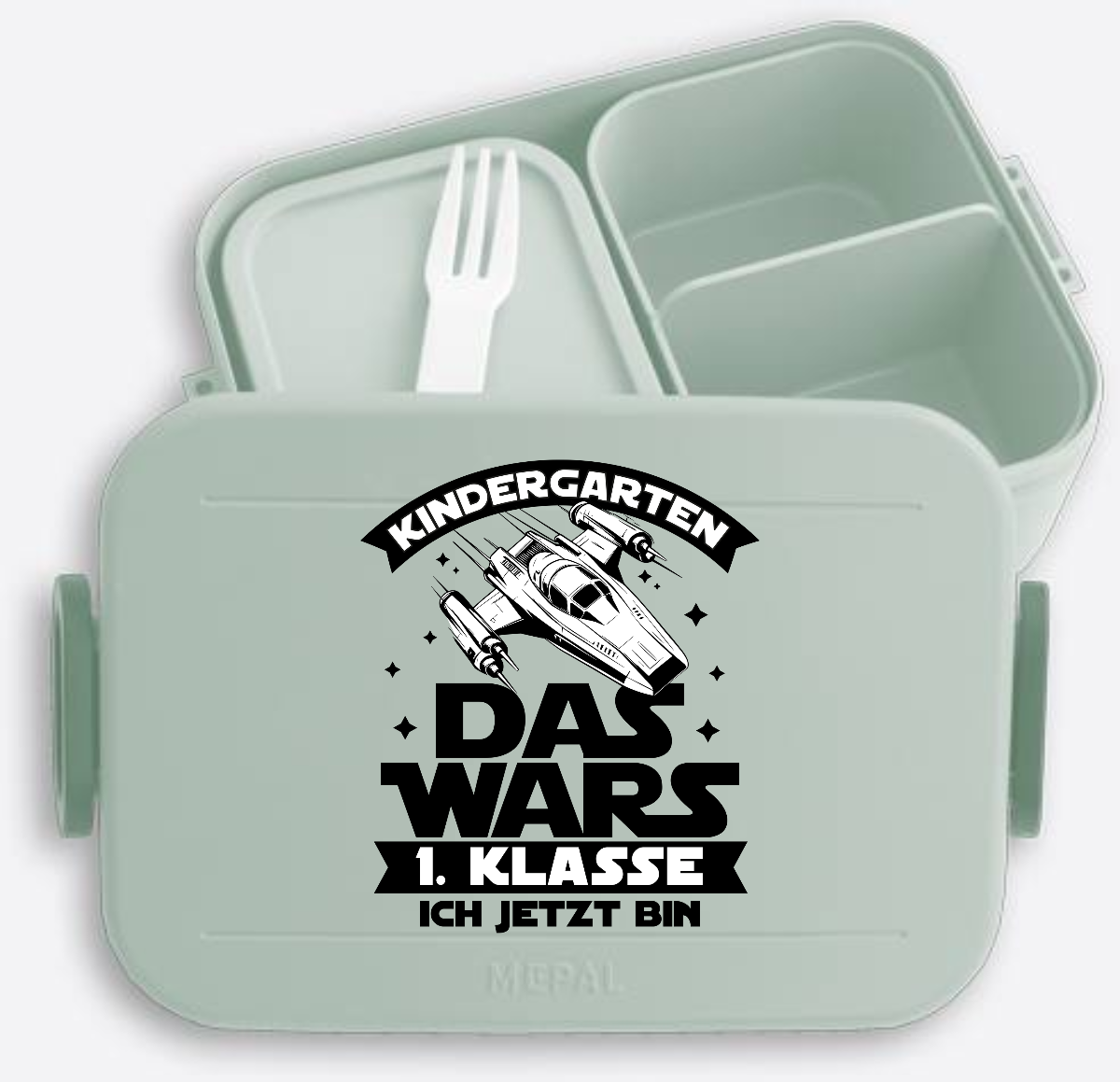 Brotdose Einschulung: Kindergarten Das Wars – Mit Name - Nordic Sage