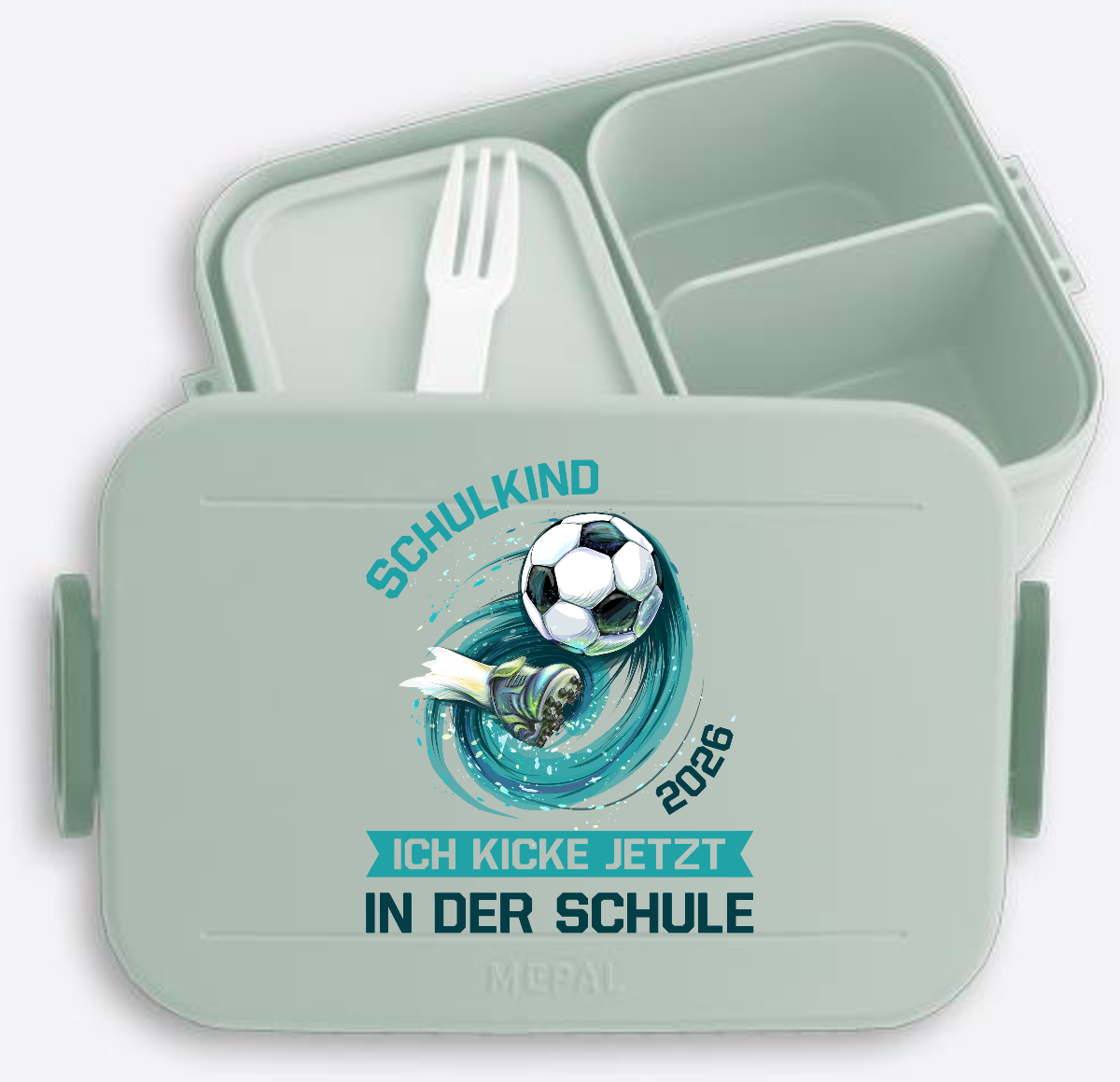 Brotdose Fußball Schulkind 2026 – Geschenk zur Einschulung - Nordic Sage