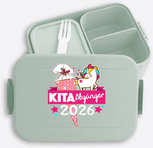 Brotdose Kita Abgänger 2026 - Personalisiert mit Name - Nordic Sage