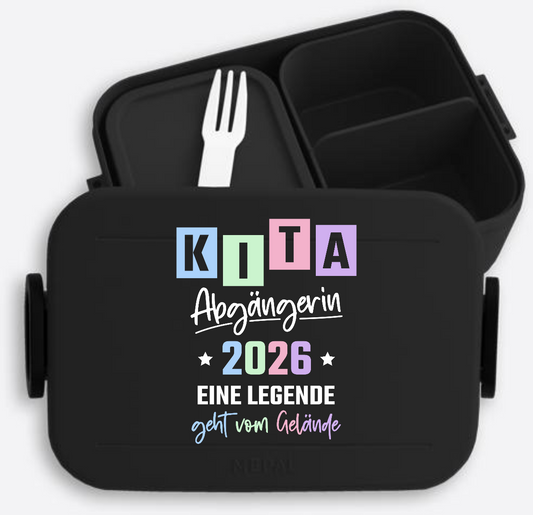 Brotdose Kita Abgängerin 2026 – Eine Legende geht vom Gelände - Nordic Black
