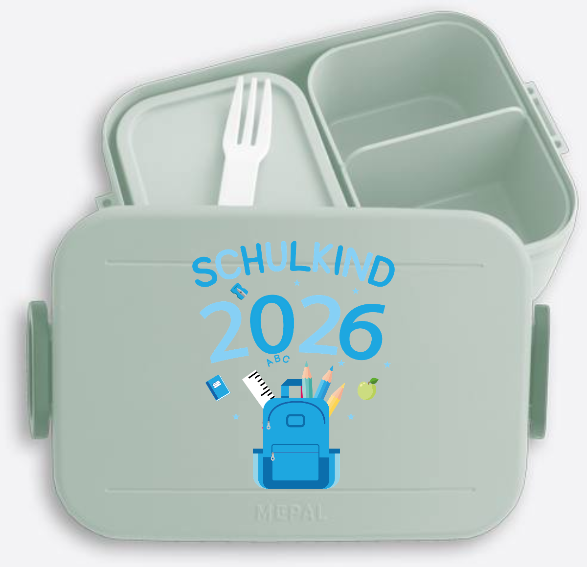 Brotdose Schulkind 2026 mit Namen – Geschenk zur Einschulung - Nordic Sage