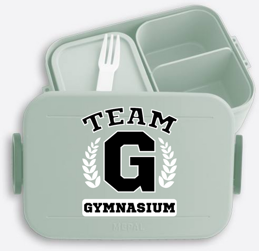 Brotdose Team Gymnasium mit Name – Geschenk zum Schulstart - Nordic Sage