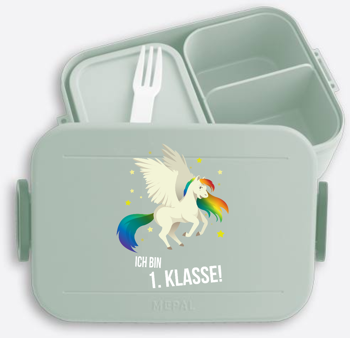 Brotdose zur Einschulung mit Name – Ich bin erste Klasse - Nordic Sage