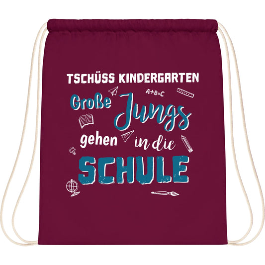 Turnbeutel Einschulung Junge – Tschüss Kindergarten