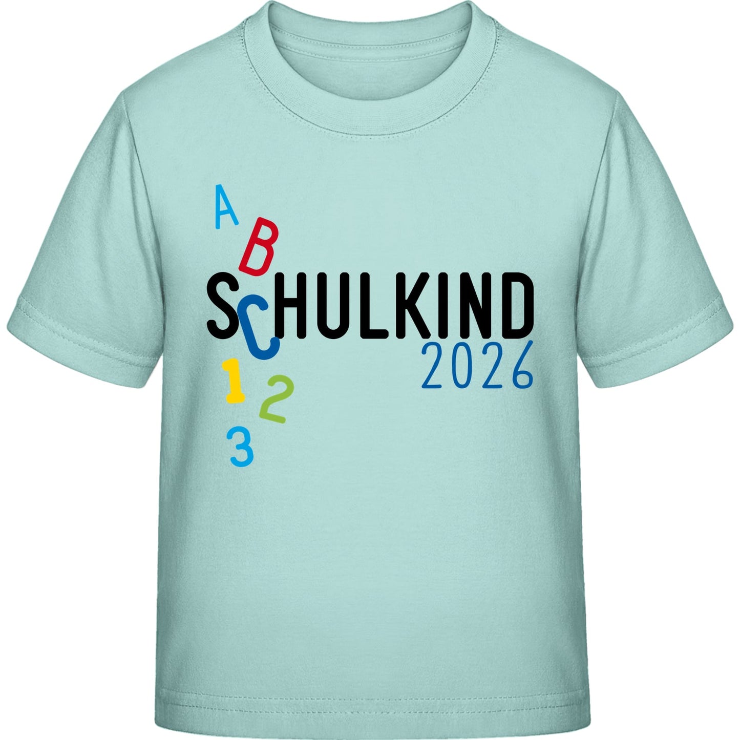 Kinder T-Shirt Einschulung ABC Schulkind 2026 – Schulstart-Geschenk