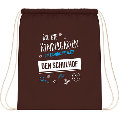 Turnbeutel Einschulung Bye Bye Kindergarten Schulhof