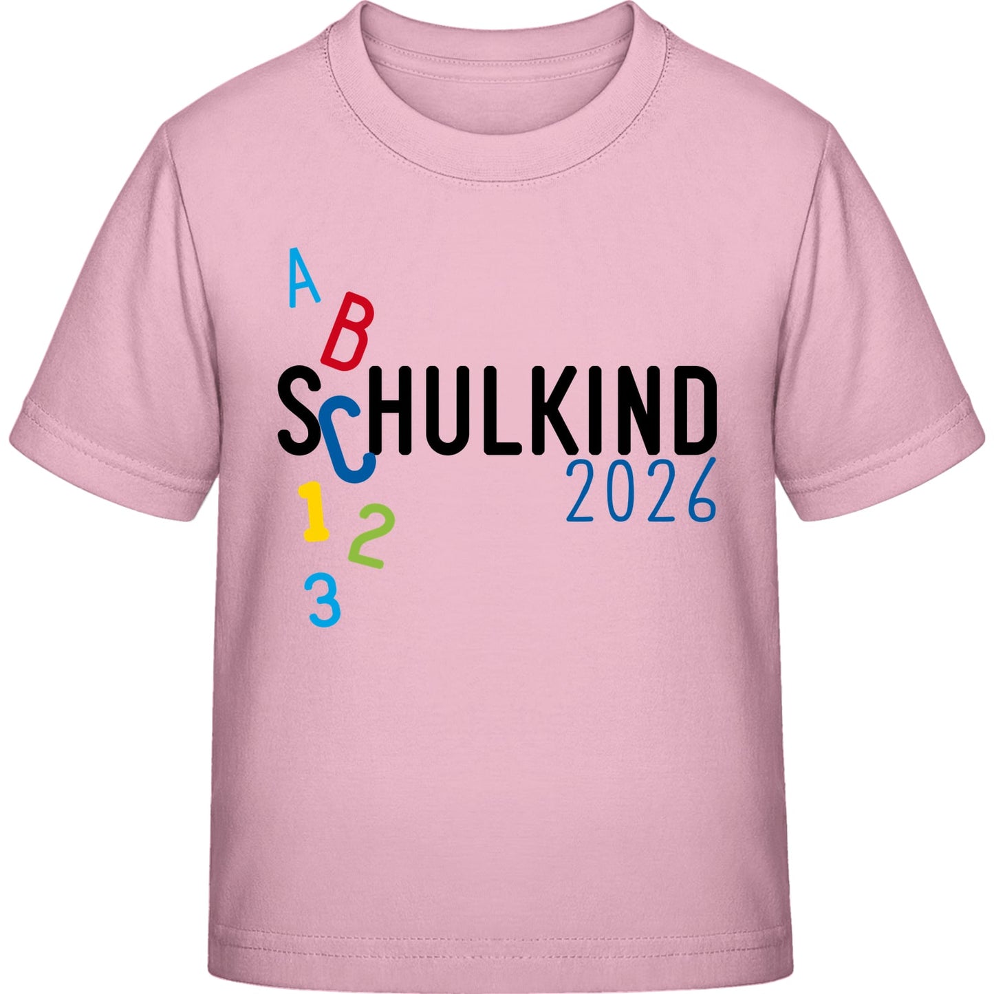 Kinder T-Shirt Einschulung ABC Schulkind 2026 – Schulstart-Geschenk