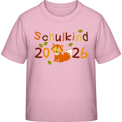 Kinder T-Shirt Einschulung Fuchs – Schulkind 2026