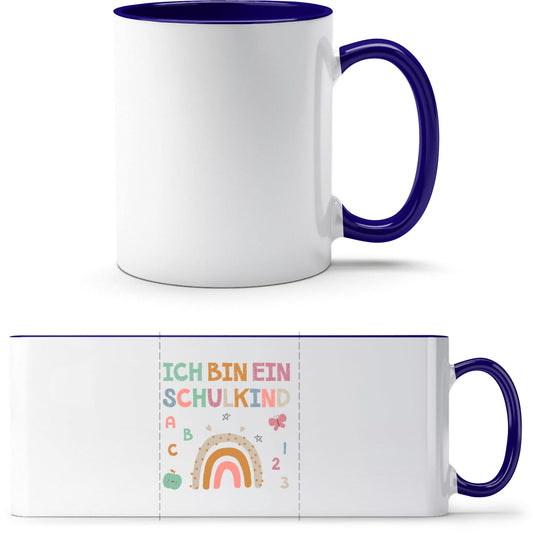 Tasse Einschulung Schulkind Regenbogen – Ich bin ein Schulkind